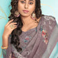 Trendy Saree Organza Mauve Digital Print Saree
