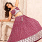 Lehenga Choli Faux Georgette Mauve Cut Dana Lehenga Choli