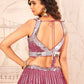 Lehenga Choli Faux Georgette Mauve Cut Dana Lehenga Choli