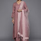 Salwar Suit Rayon Viscose Mauve Embroidered Salwar Kameez