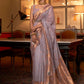 Contemporary Silk Mauve Weaving Saree