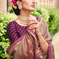 Trendy Saree Silk Mauve Digital Print Saree