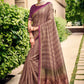 Trendy Saree Silk Mauve Digital Print Saree