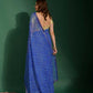 Contemporary Chiffon Blue Mirror Saree