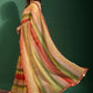 Classic Chiffon Multi Colour Embroidered Saree