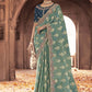 Classic Viscose Morpeach Jacquard Work Saree