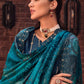 Pakistani Salwar Suit Silk Morpeach Embroidered Salwar Kameez