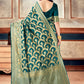 Trendy Saree Silk Morpeach Weaving Saree