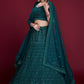A Line Lehenga Georgette Morpeach Dori Work Lehenga Choli