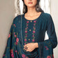 Salwar Suit Chinon Morpeach Sequins Salwar Kameez