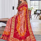 Trendy Saree Art Silk Multi Colour Bandhej Saree