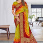 Classic Art Silk Multi Colour Bandhej Saree