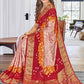 Trendy Saree Art Silk Multi Colour Bandhej Saree