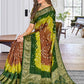 Classic Art Silk Multi Colour Bandhej Saree