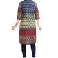 Designer Kurti Blended Cotton Multi Colour Digital Print Kurtis