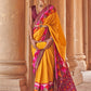 Trendy Saree Silk Multi Colour Patch Border Saree