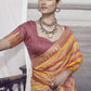 Trendy Saree Silk Multi Colour Digital Print Saree