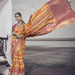 Trendy Saree Silk Multi Colour Digital Print Saree