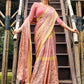Trendy Saree Brasso Multi Colour Fancy Work Saree