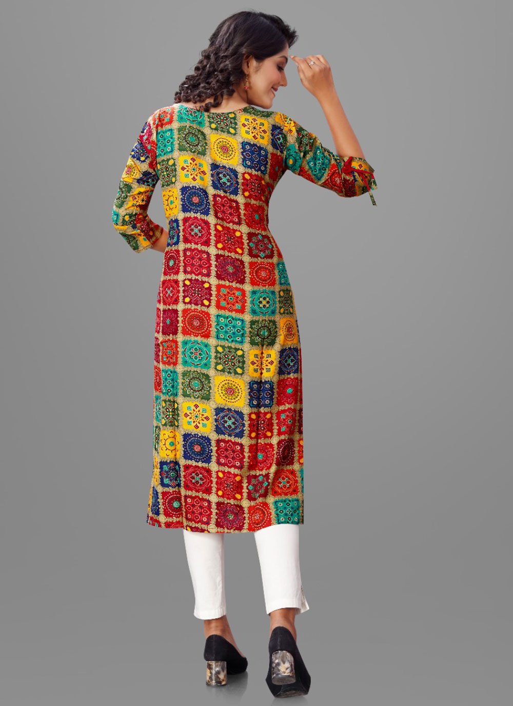 Casual Kurti Rayon Multi Colour Print Kurtis