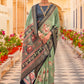 Classic Chiffon Silk Multi Colour Print Saree