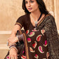 Contemporary Chiffon Multi Colour Fancy Work Saree