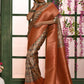 Contemporary Banarasi Silk Multi Colour Woven Saree