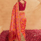 Contemporary Silk Multi Colour Patch Border Saree