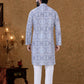 Kurta Pyjama Cotton Multi Colour Digital Print Mens