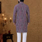 Kurta Pyjama Cotton Multi Colour Digital Print Mens