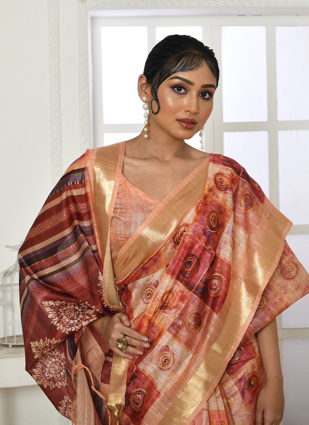 Classic Cotton Silk Multi Colour Patch Border Saree