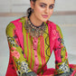 Salwar Suit Silk Multi Colour Digital Print Salwar Kameez