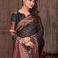 Contemporary Banarasi Silk Multi Colour Patch Border Saree