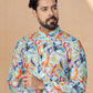 Kurta Pyjama Cotton Multi Colour Digital Print Mens