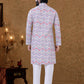 Kurta Pyjama Cotton Multi Colour Digital Print Mens