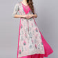 Floor Length Kurti Crepe Silk Multi Colour Print Kurtis