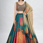 Lehenga Choli Art Silk Multi Colour Digital Print Lehenga Choli