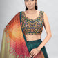 Lehenga Choli Art Silk Multi Colour Digital Print Lehenga Choli