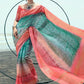 Contemporary Linen Multi Colour Digital Print Saree