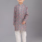 Kurta Pyjama Polyester Multi Colour Digital Print Kids