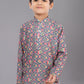 Kurta Pyjama Polyester Multi Colour Digital Print Kids