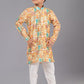 Kurta Pyjama Polyester Multi Colour Digital Print Kids