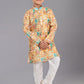 Kurta Pyjama Polyester Multi Colour Digital Print Kids