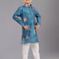 Kurta Pyjama Polyester Multi Colour Digital Print Kids