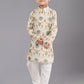 Kurta Pyjama Polyester Multi Colour Digital Print Kids