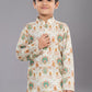 Kurta Pyjama Polyester Multi Colour Digital Print Kids