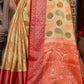 Classic Organza Multi Colour Embroidered Saree