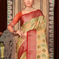 Classic Organza Multi Colour Embroidered Saree