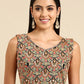 Designer Blouse Georgette Multi Colour Embroidered Blouse