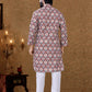 Kurta Pyjama Cotton Multi Colour Digital Print Mens